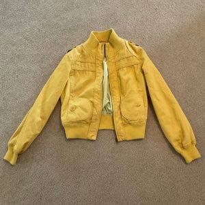 size M, bust 38 inches, fixer upper/EUC, American 🇺🇸 rag bomber jacket